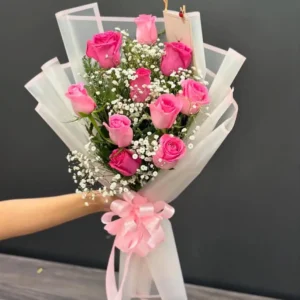 Classic Pink & White Bouquet