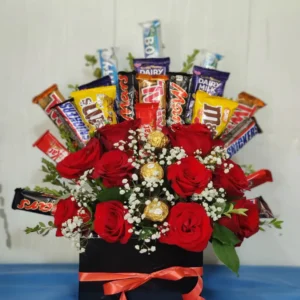 Deluxe Chocolate Rose Box