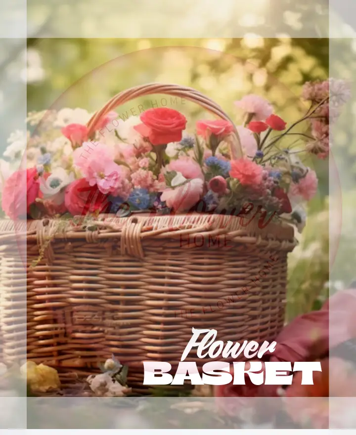 Flower Basket Mobile  Banner