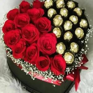 Signature Heart Box with Ferrero Rocher Chocolates