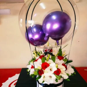 Hot Air Balloon Floral Arrangements