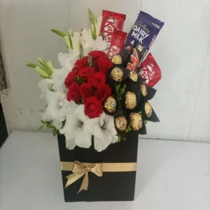 Imported Chocolate & Flower Box