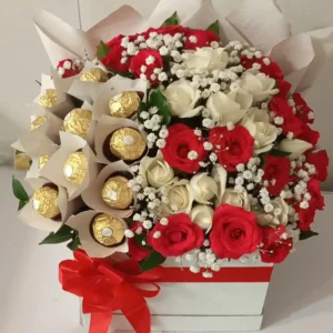 Prestige Imported Blossoms & Chocolates Box