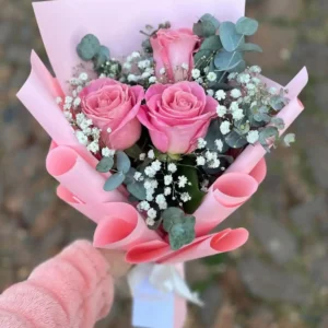 Imported Sweet Pink Mini Bouquet