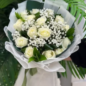 Snowy Grace Flower Bouquet