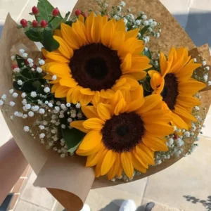 Single Sunflower Posy