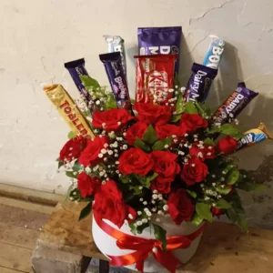 Sweet Surprise Chocolate & Rose Box