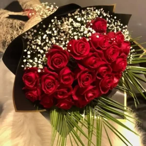 The Crimson Bloom Bouquet