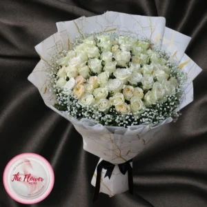 Enchanted Butterfly Purple & White Bouquet