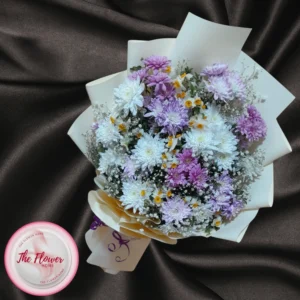 Ethereal Lavender & Daisy Garden Bouquet
