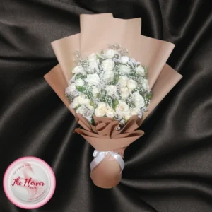 Gilded Crimson Grand Rose Bouquet