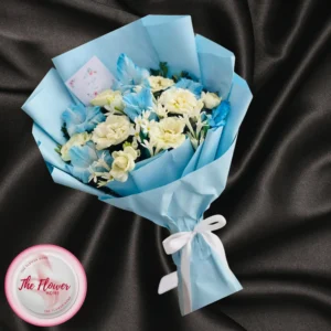 Graceful Bloom White & Green Luxe Bouquet