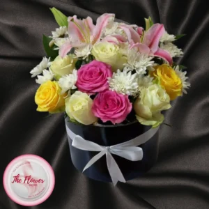 Blushing Pearl Pink & White Bouquet