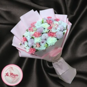 Royal Amethyst & Snow Blossom Bouquet